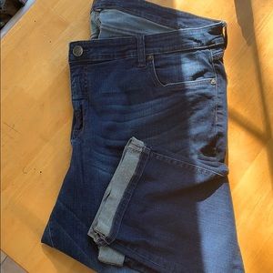 KUT dark wash jeans